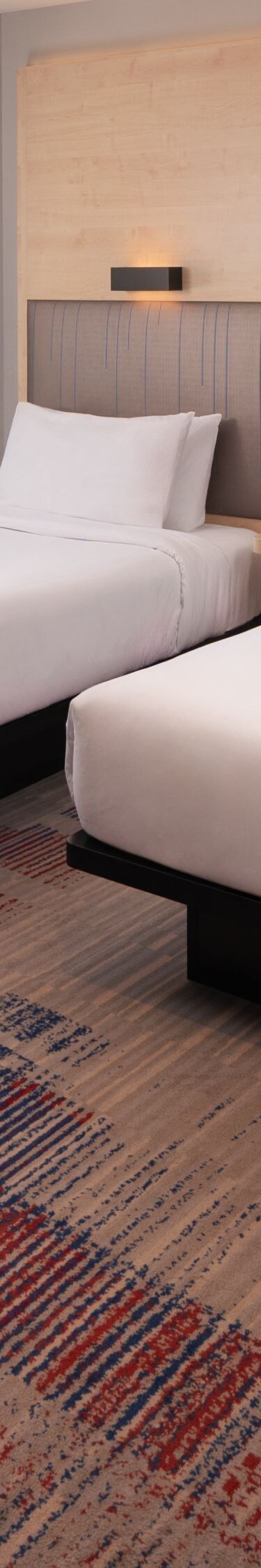 Dormitorio con 2 camas individuales 