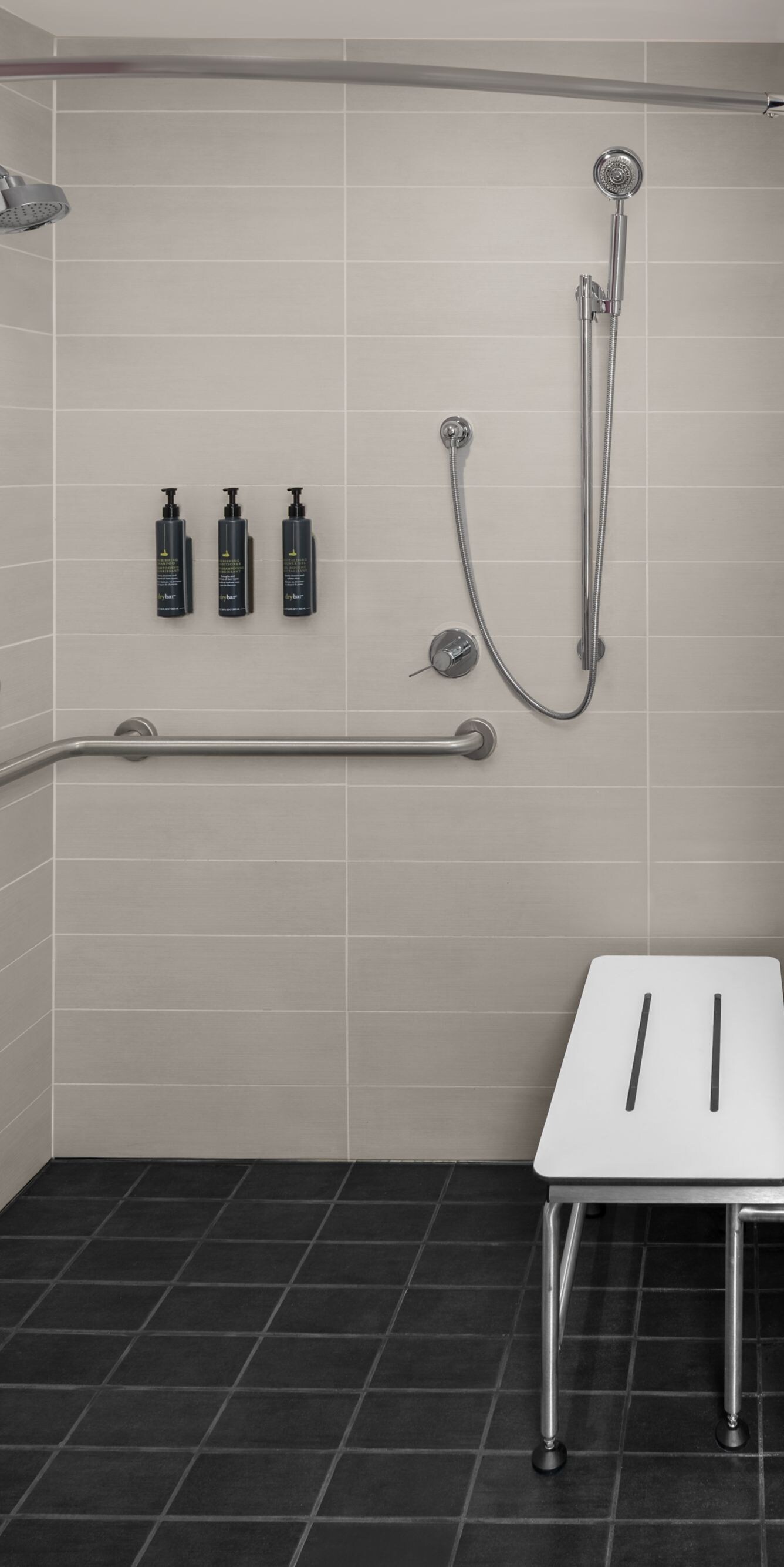 Accessible Bathroom - Roll-In Shower