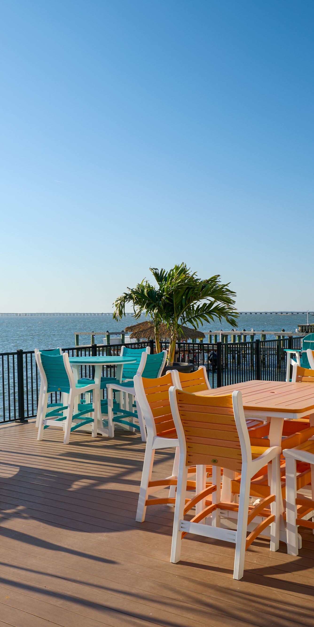 Open-air deck at Aloft Ocean City.