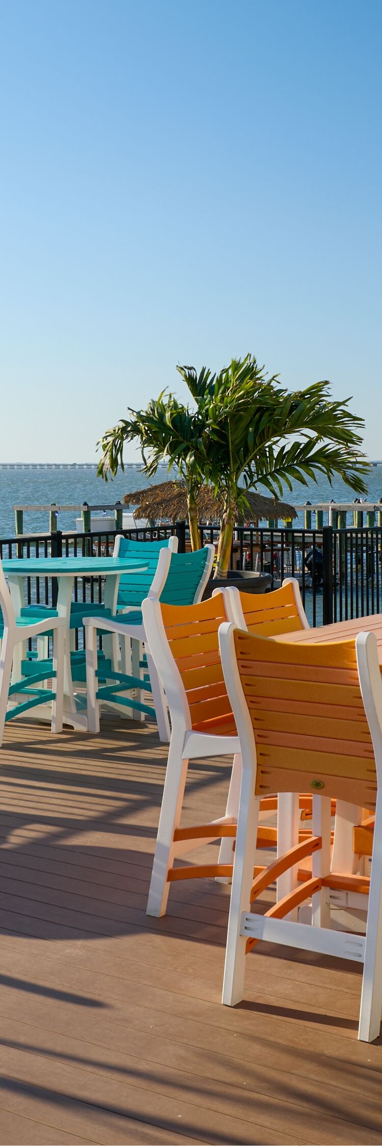 Open-air deck at Aloft Ocean City.