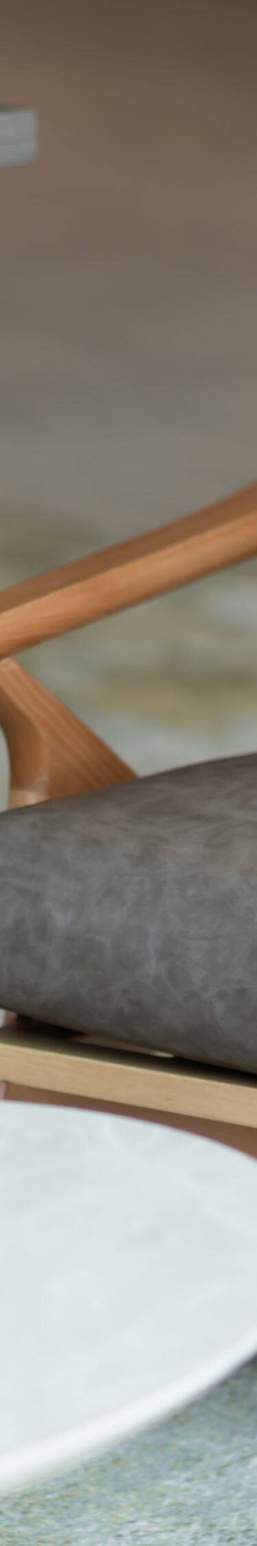 Close up of modern seating at AC Hotel Birmingham 