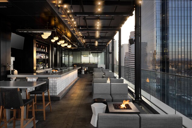 rooftop bar seating