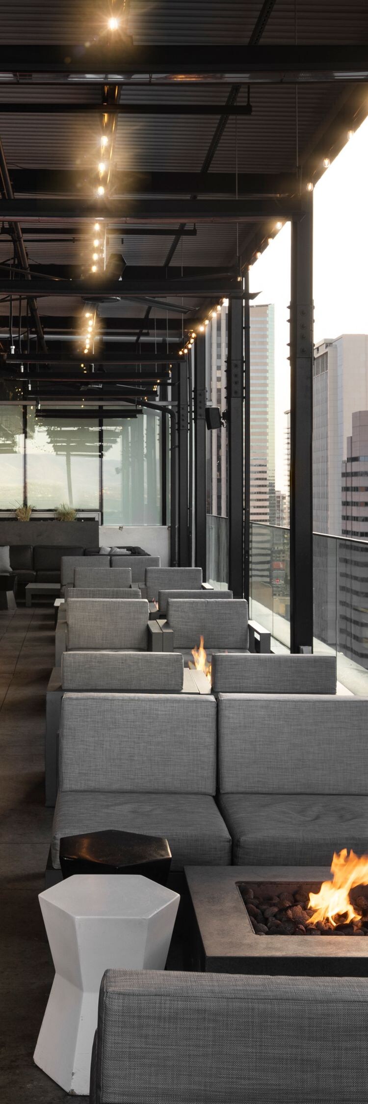rooftop bar seating