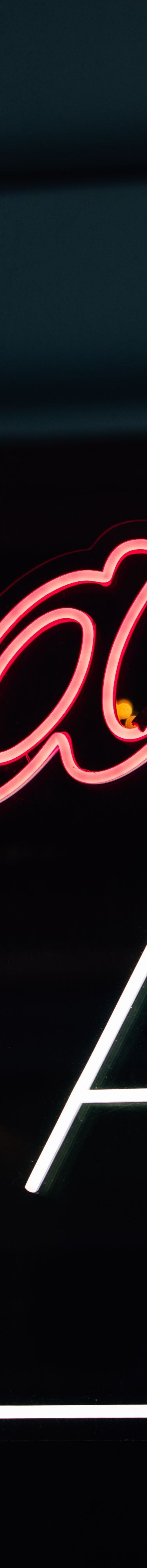 bar ac neon sign in the window