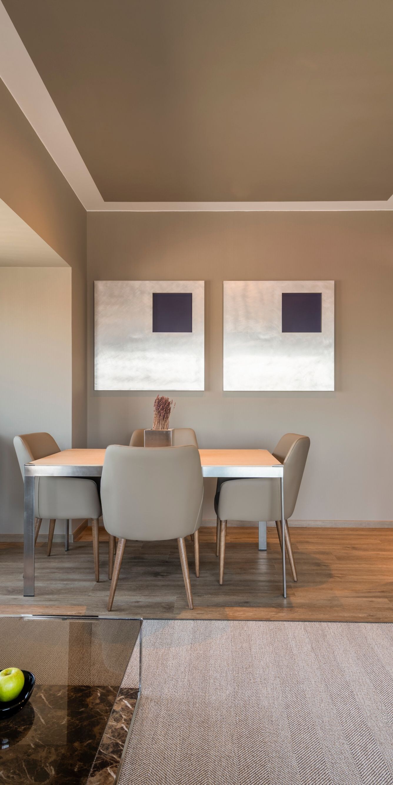 Sala de estar de la suite