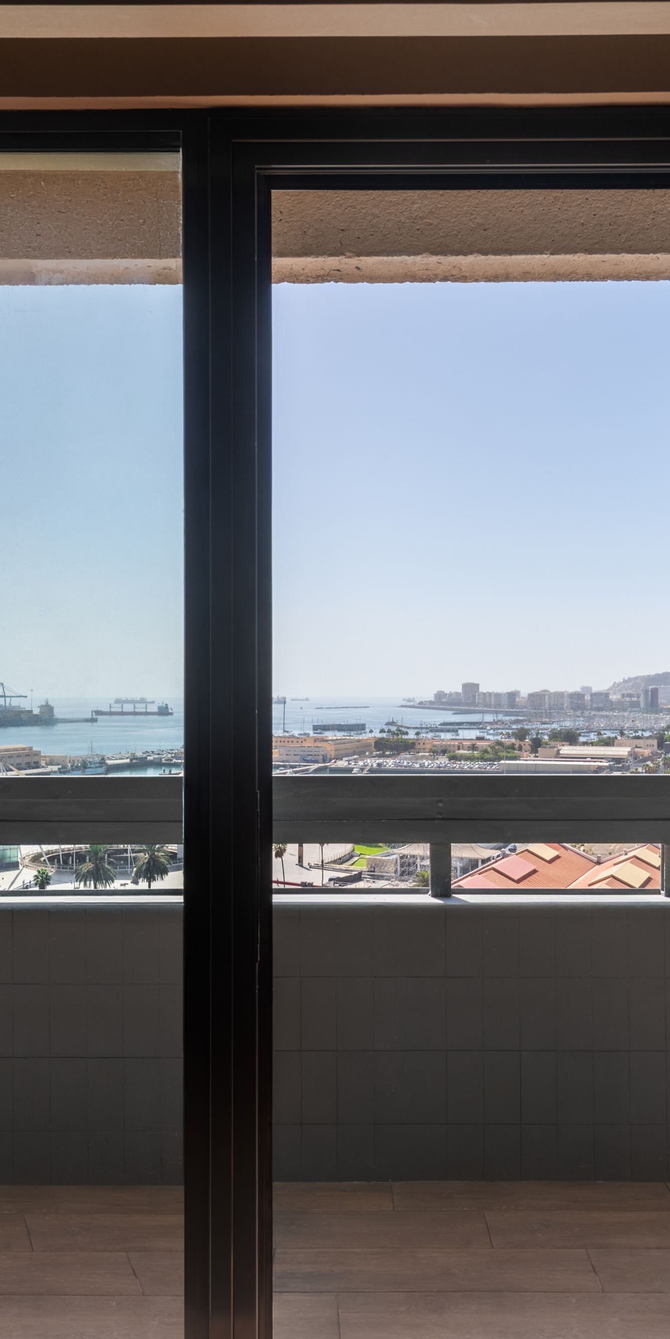 Guest room with balcony and sea views