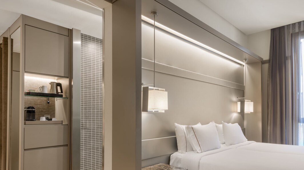 Habitaciones Superiores con dos camas sencillas en hotel en Madrid