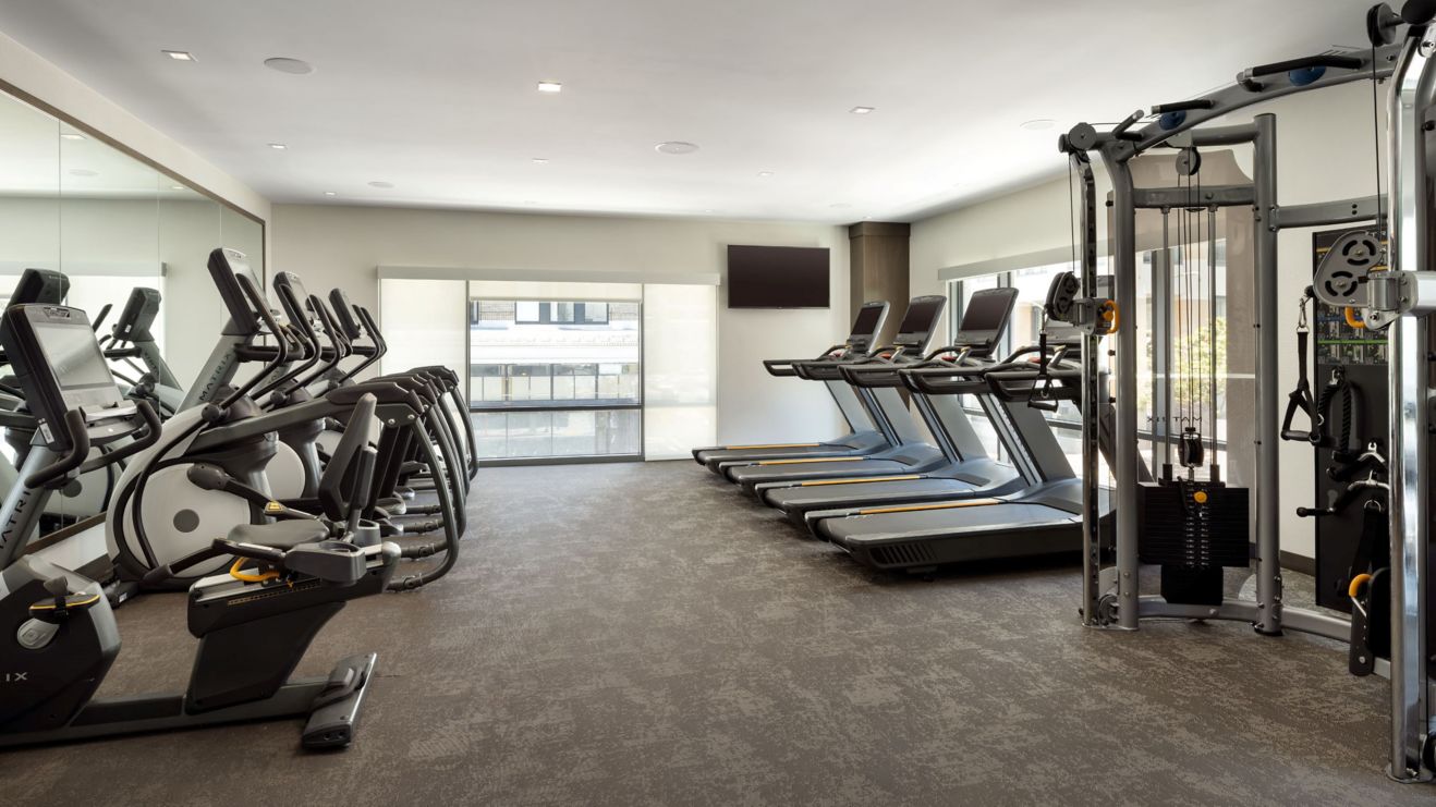 Fitness Center Treadmills 