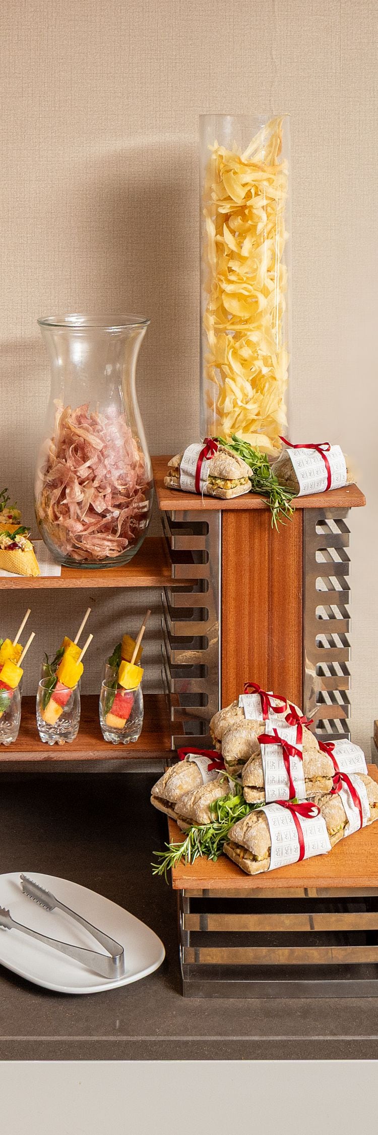 Servicio de catering de la sala de reuniones