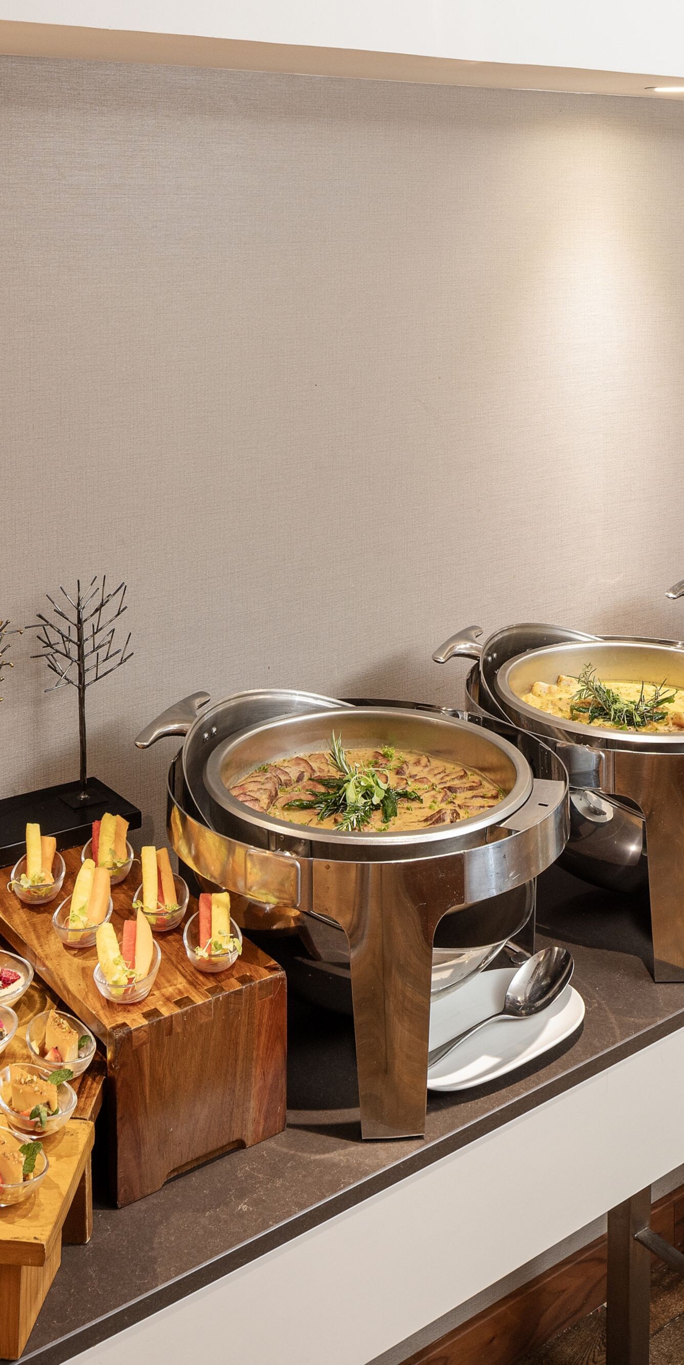 Servicio de catering de la sala de reuniones