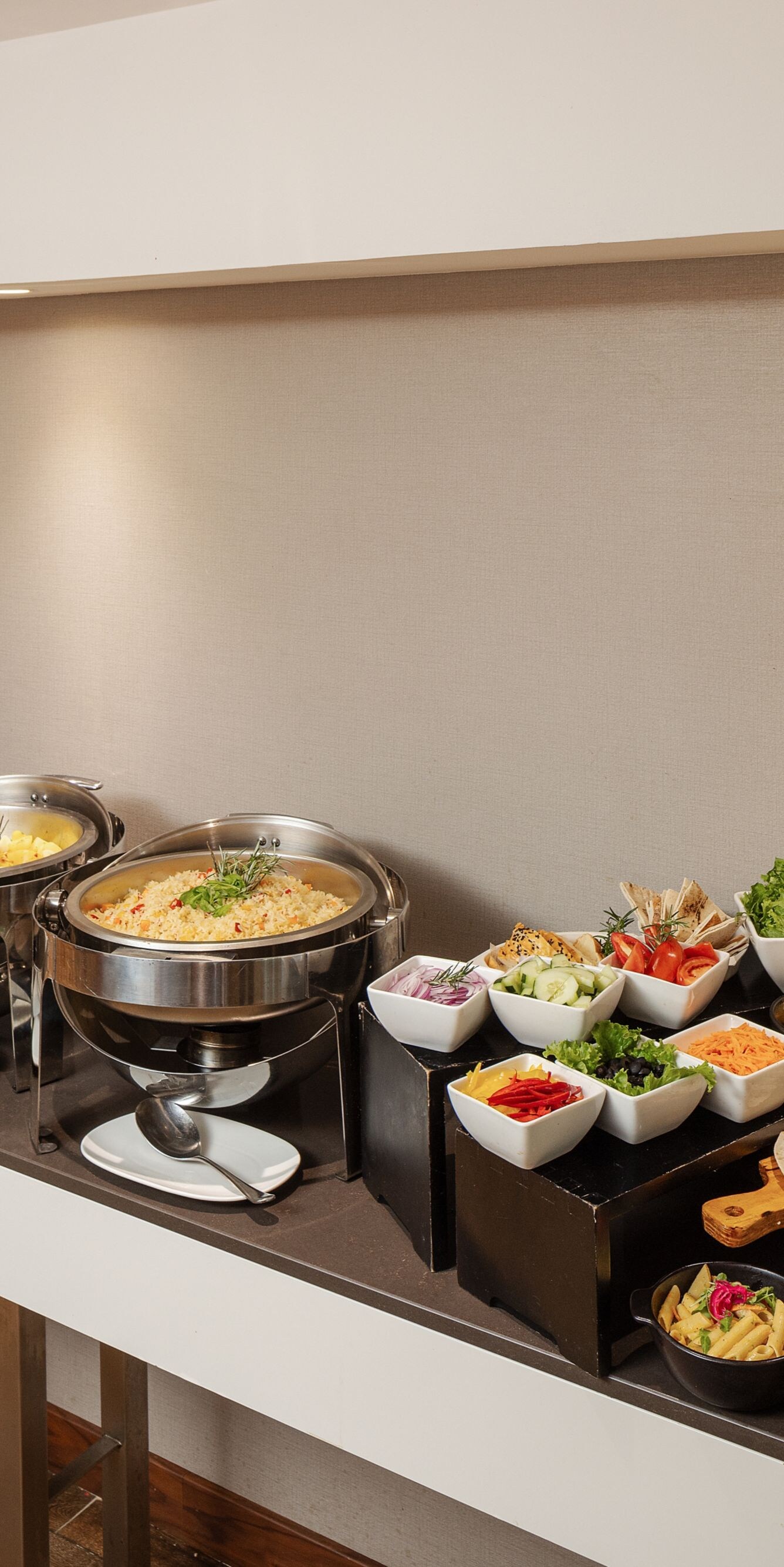 Servicio de catering de la sala de reuniones