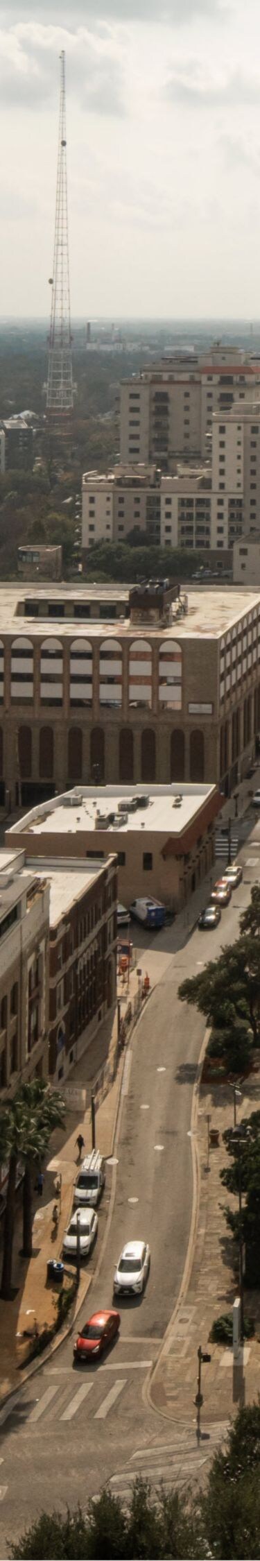 Skyline views of San Antonio