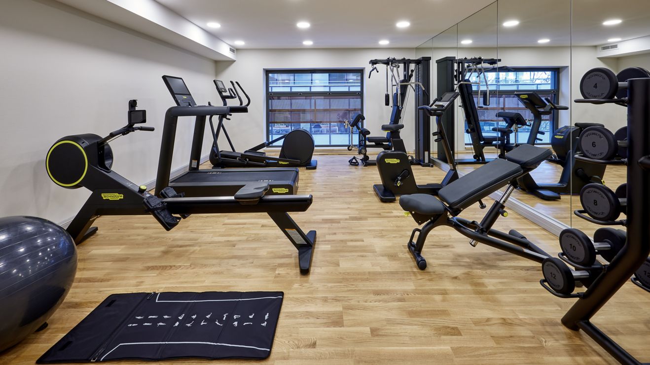 Fully-equipped fitness room