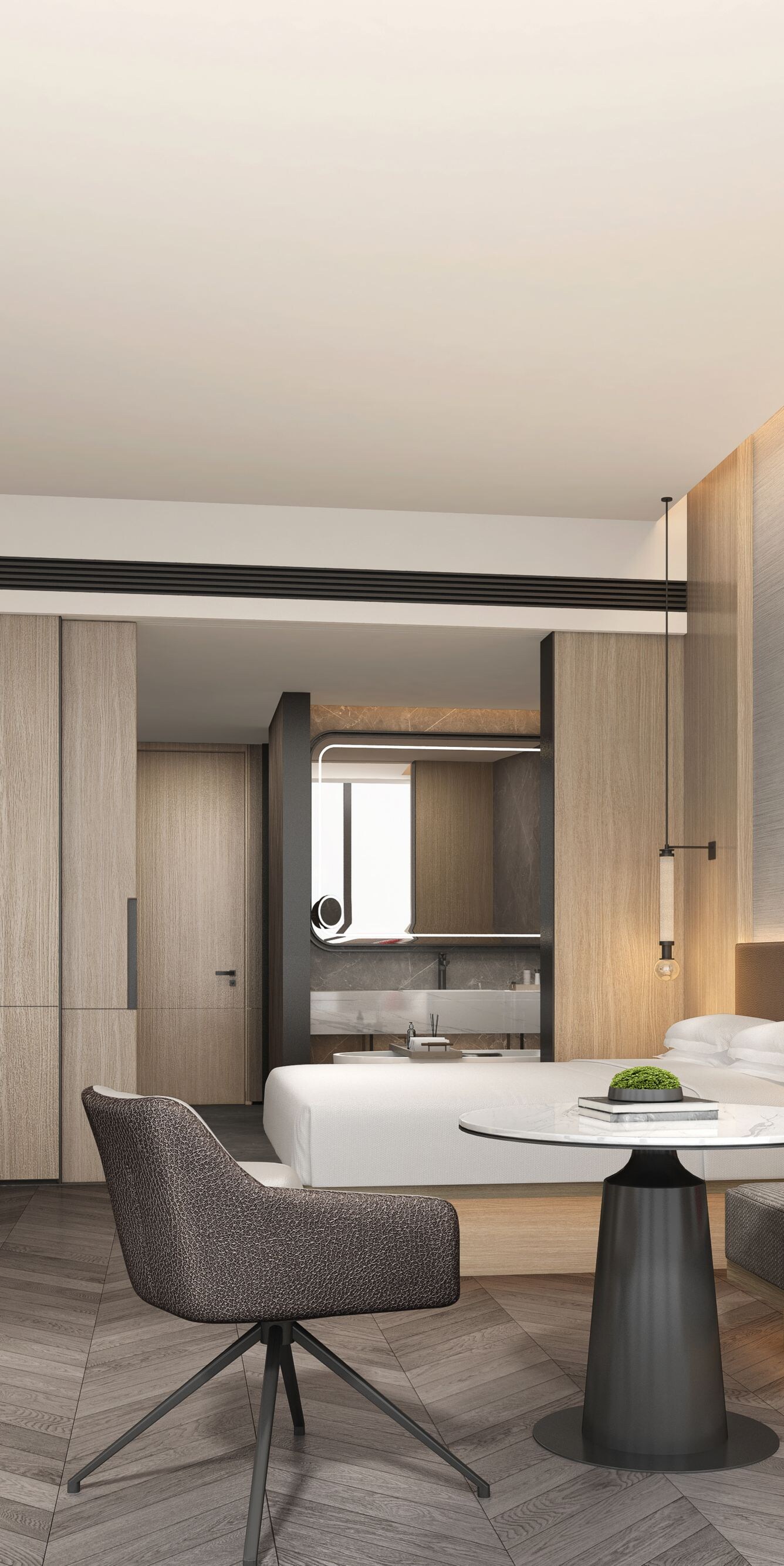 river view suite bedroom