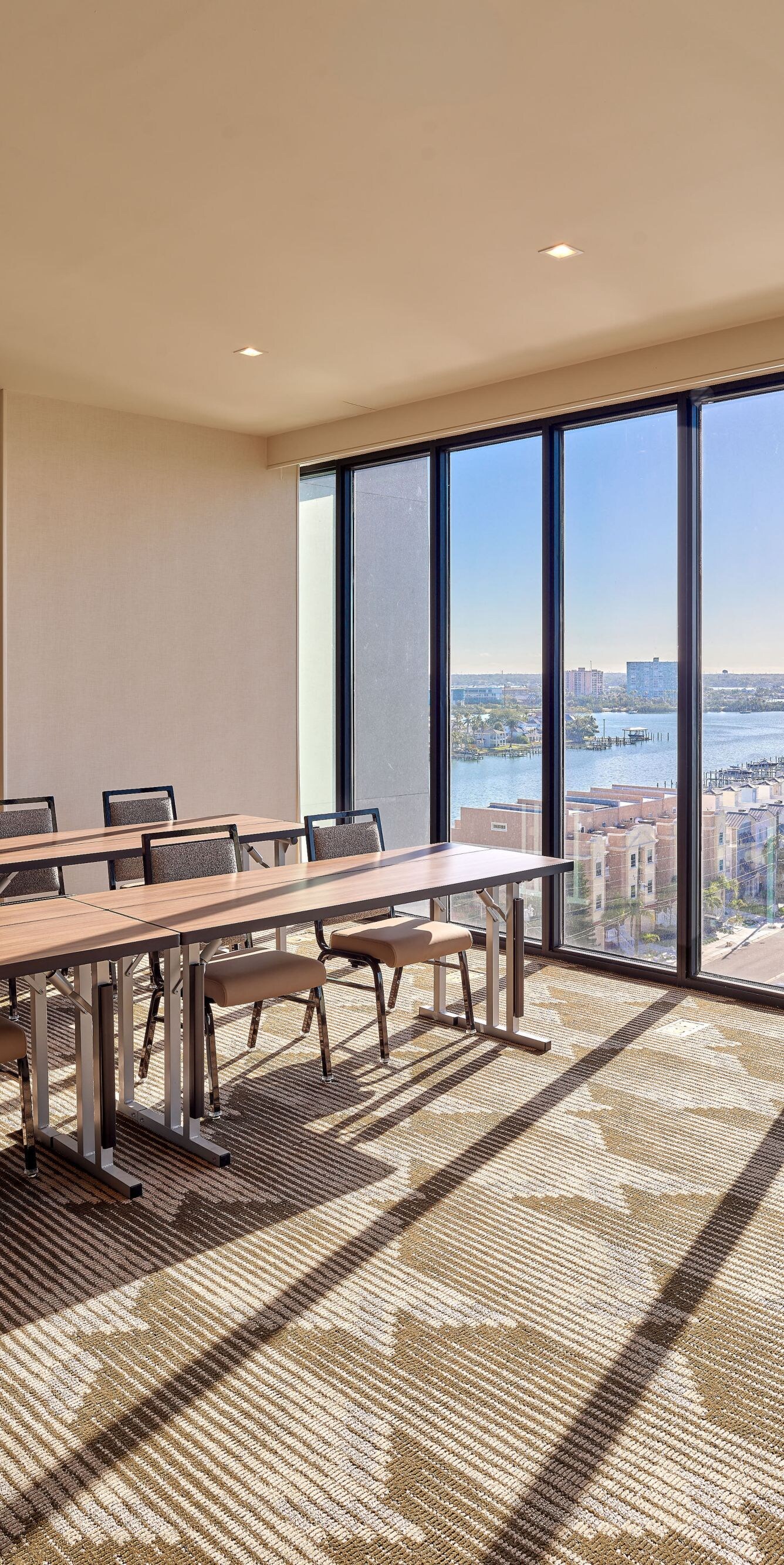 meeting room with view of bay