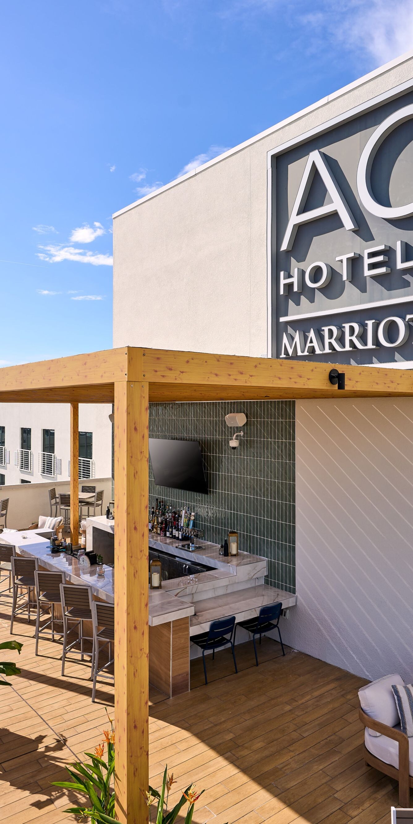 Rooftop Terrace with Outdoor Seating 