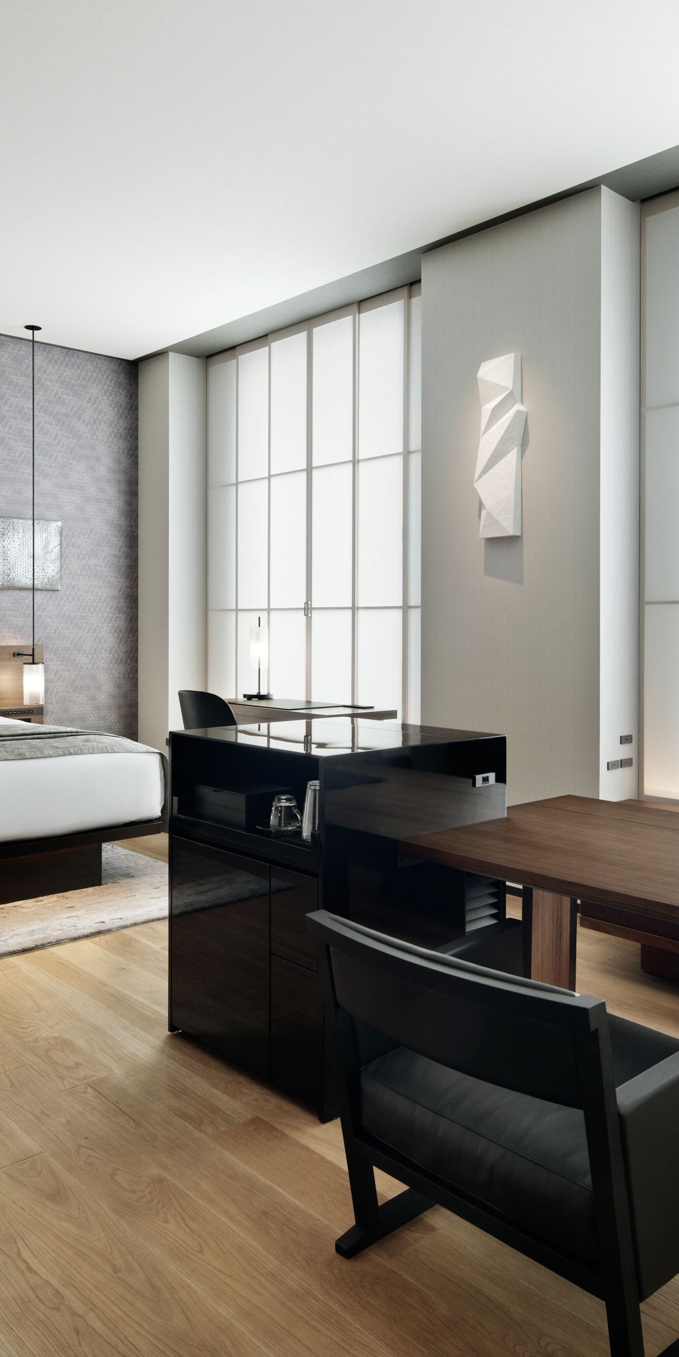 King guest room with modern design