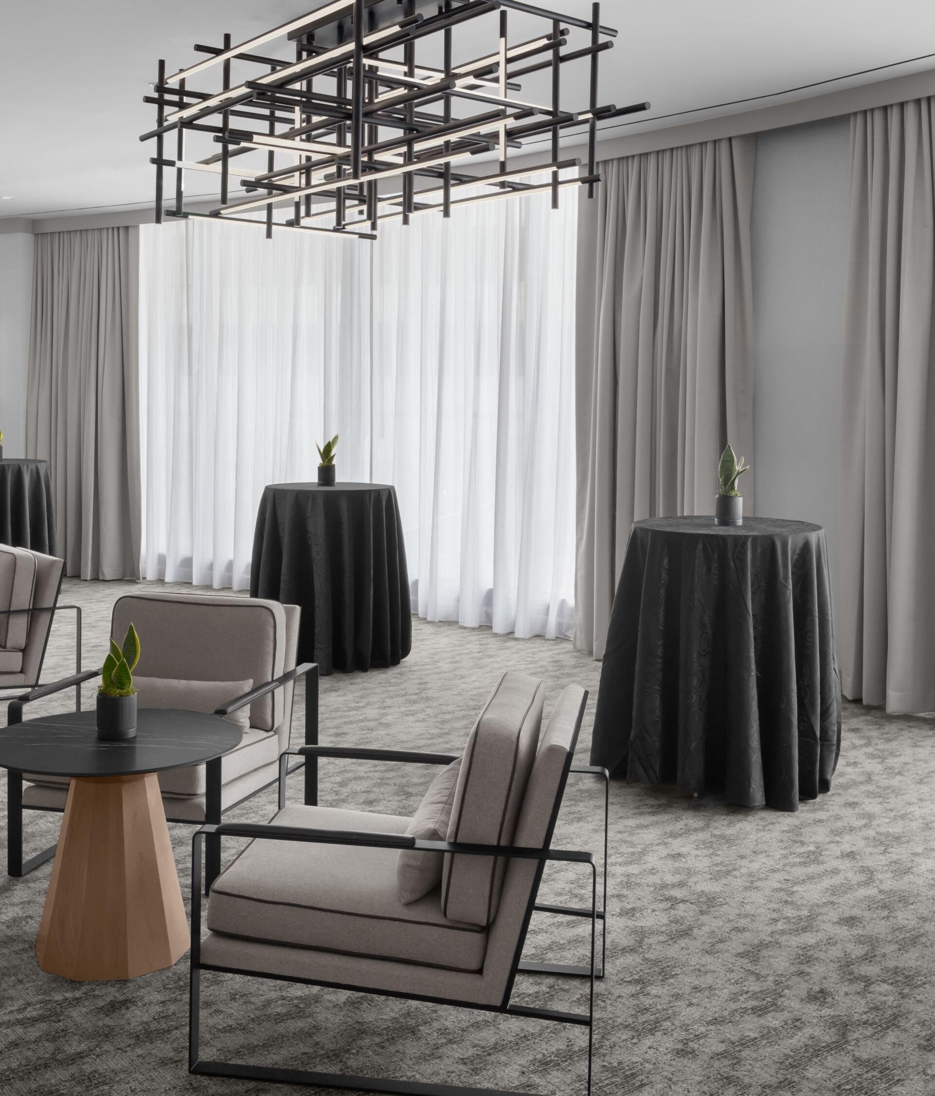 Pre-Function Space, with tables, chairs