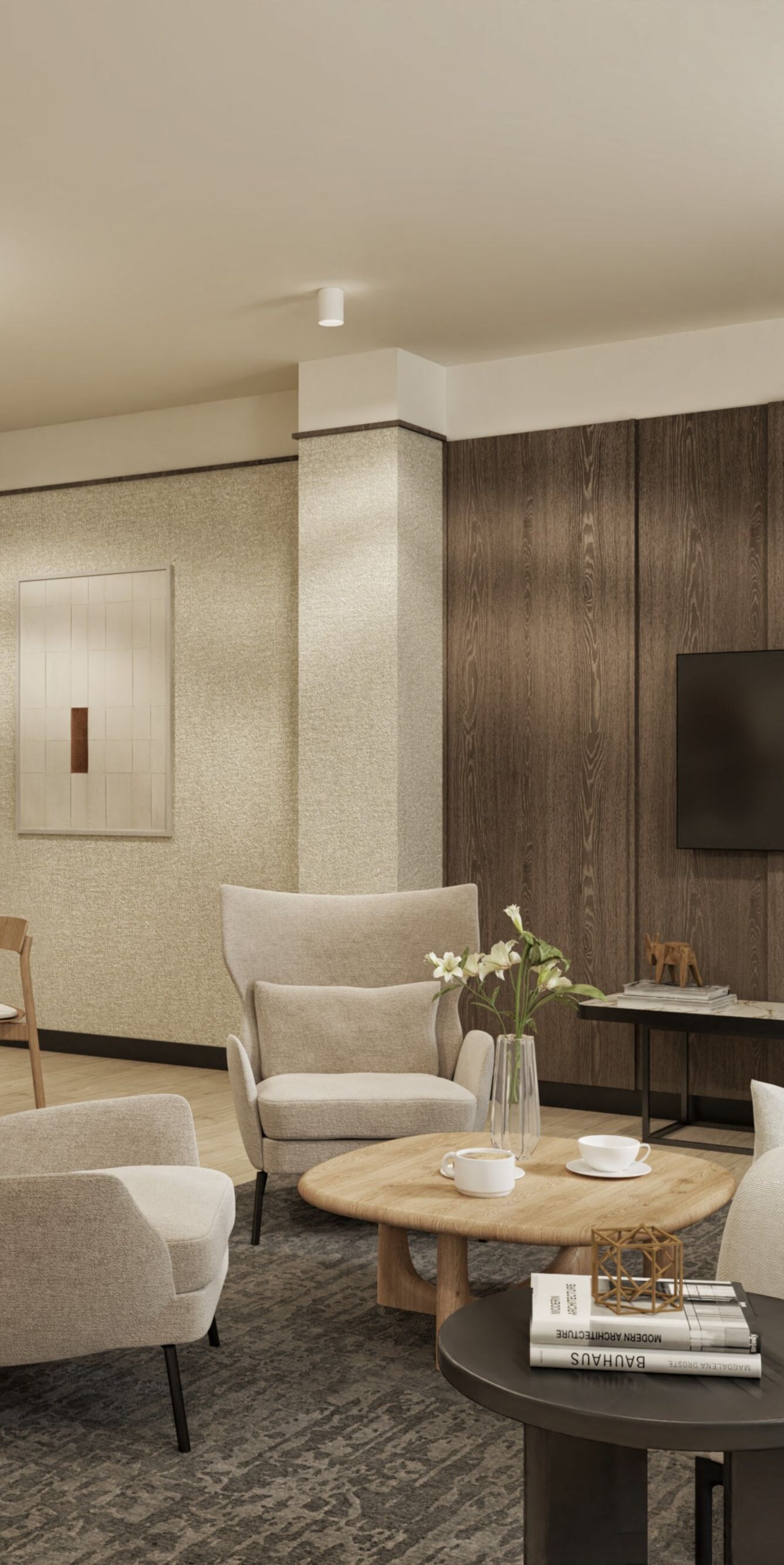 Pricipal Suite Sitting Room with kitchenette