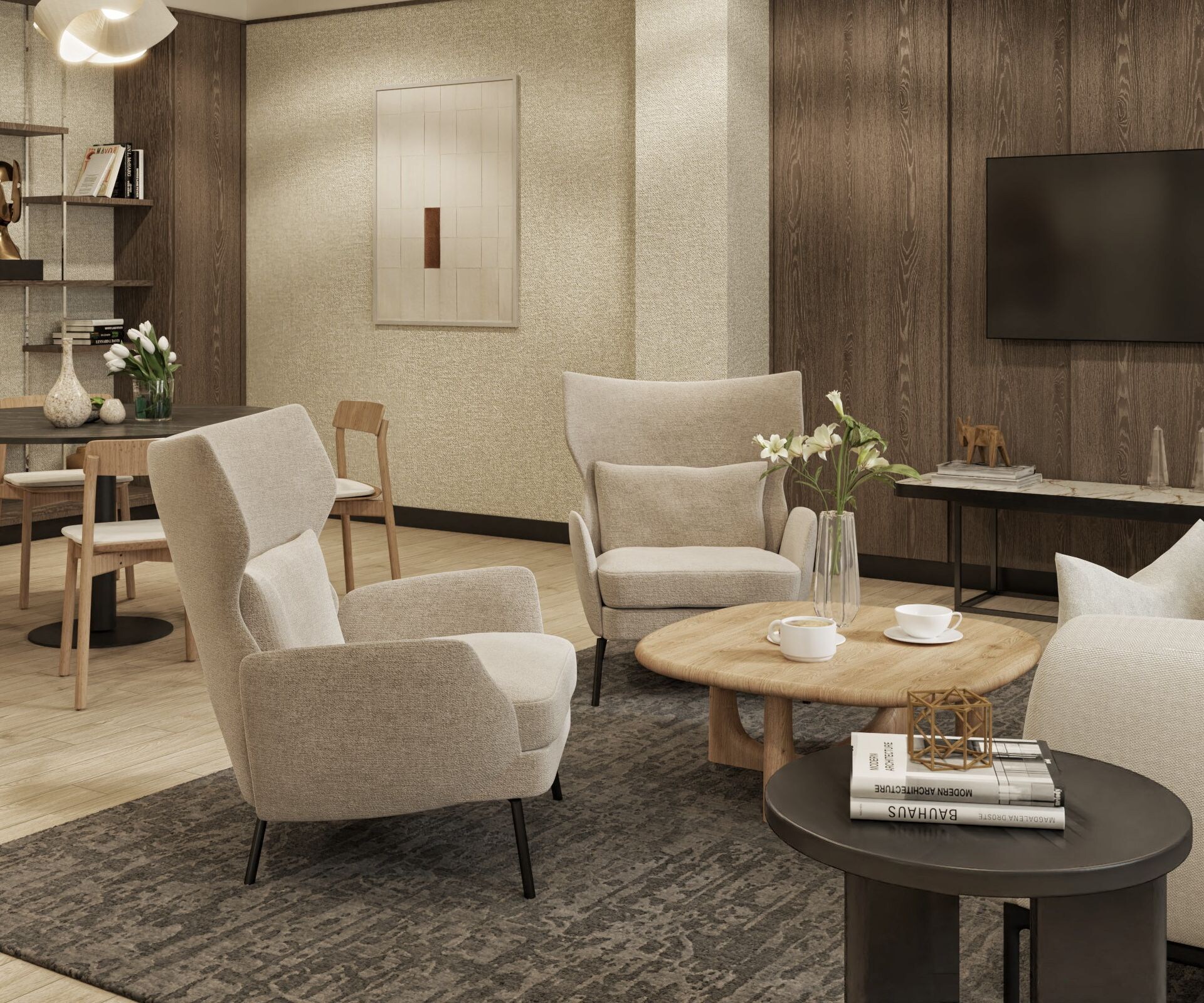 Pricipal Suite Sitting Room with kitchenette