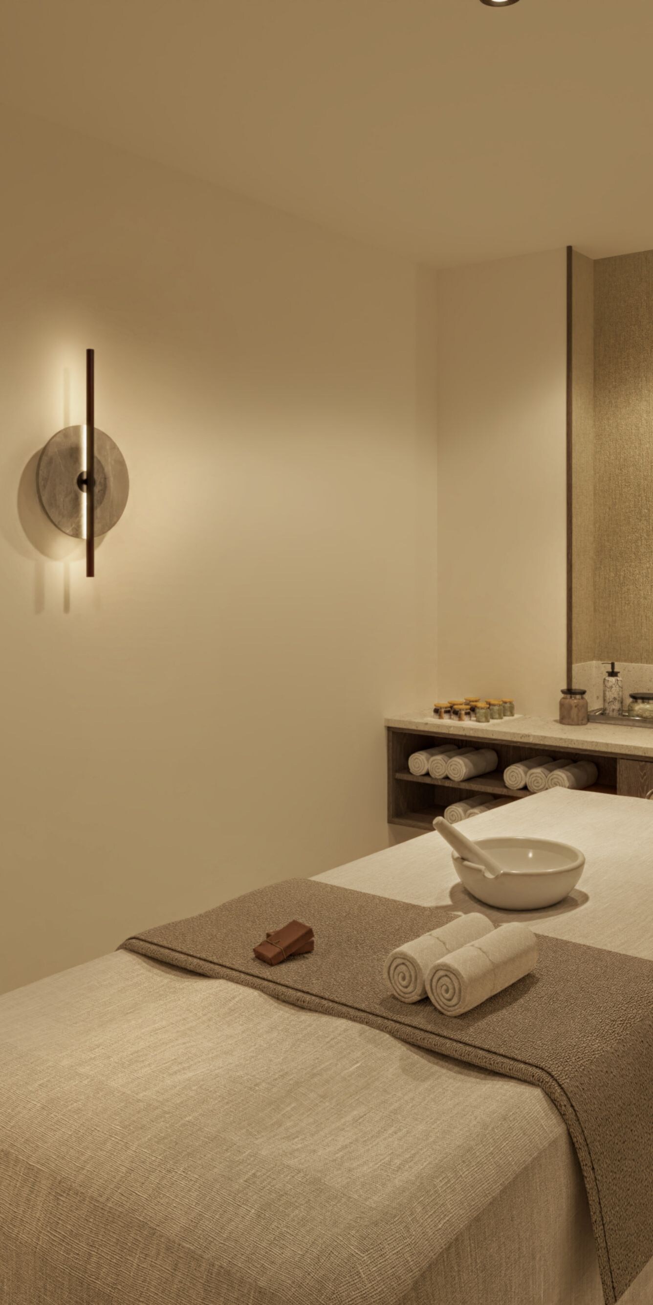 Treatment room in wellness zone