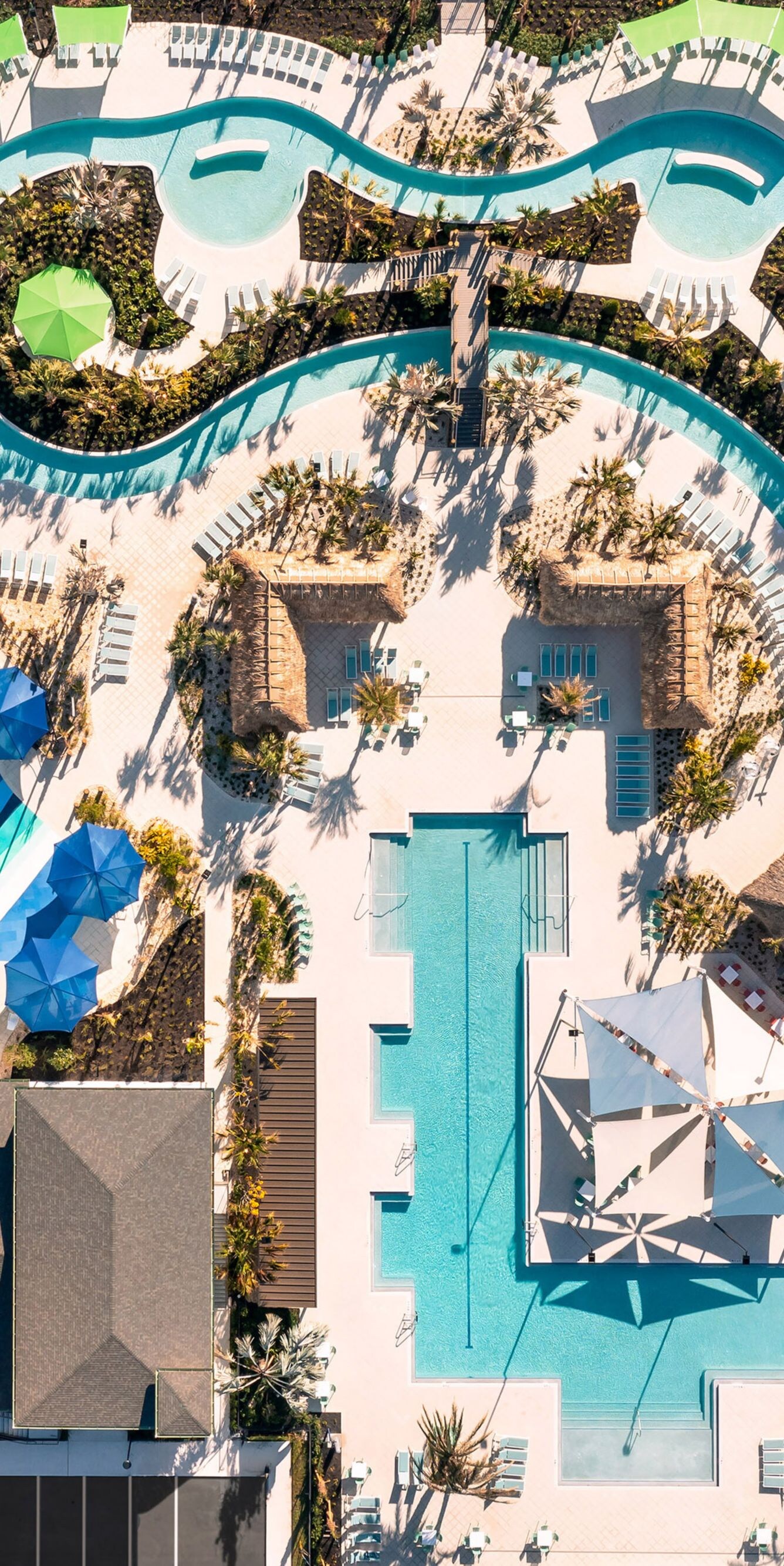Aerial View of Amenities at Resort in Orlando
