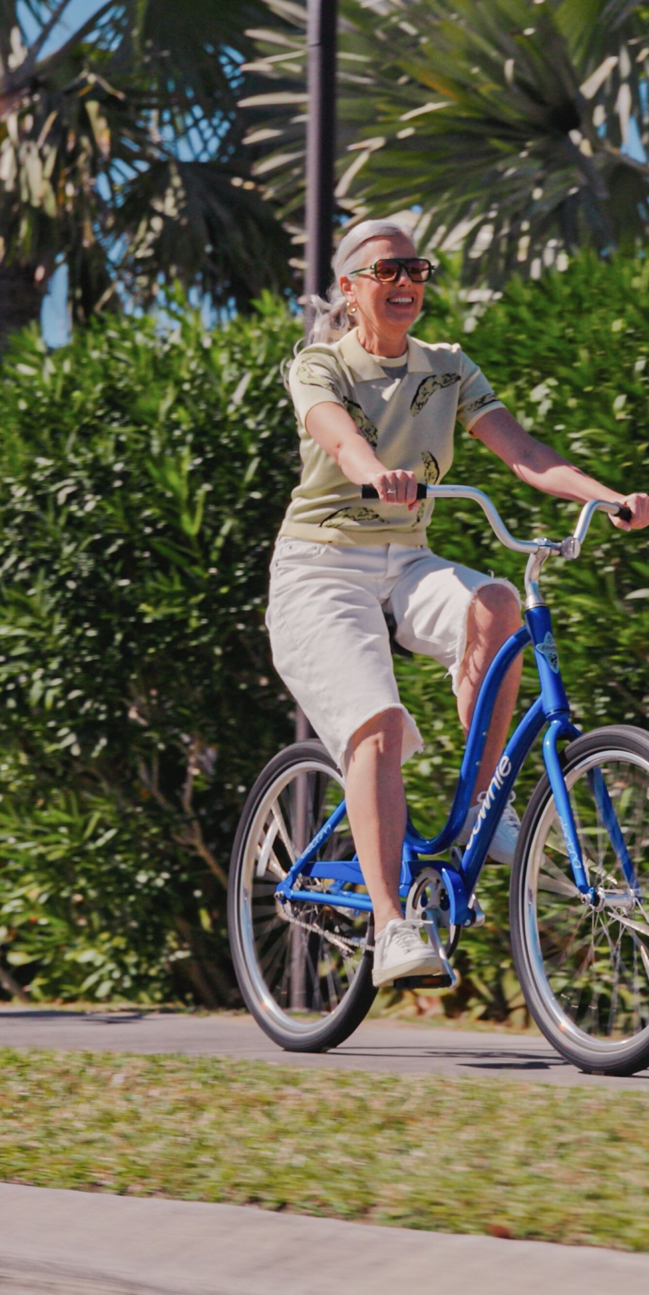 Mom & grandma bike at Orlando resort