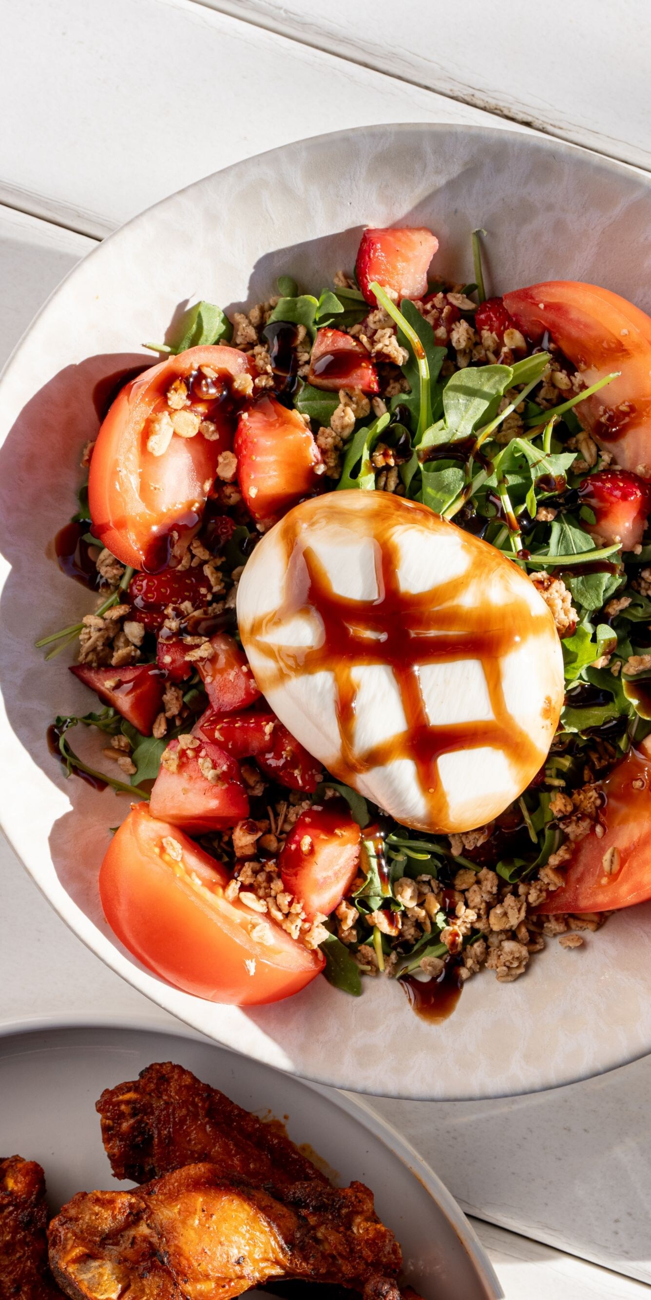 Buratta salad at Orlando resort restaurant