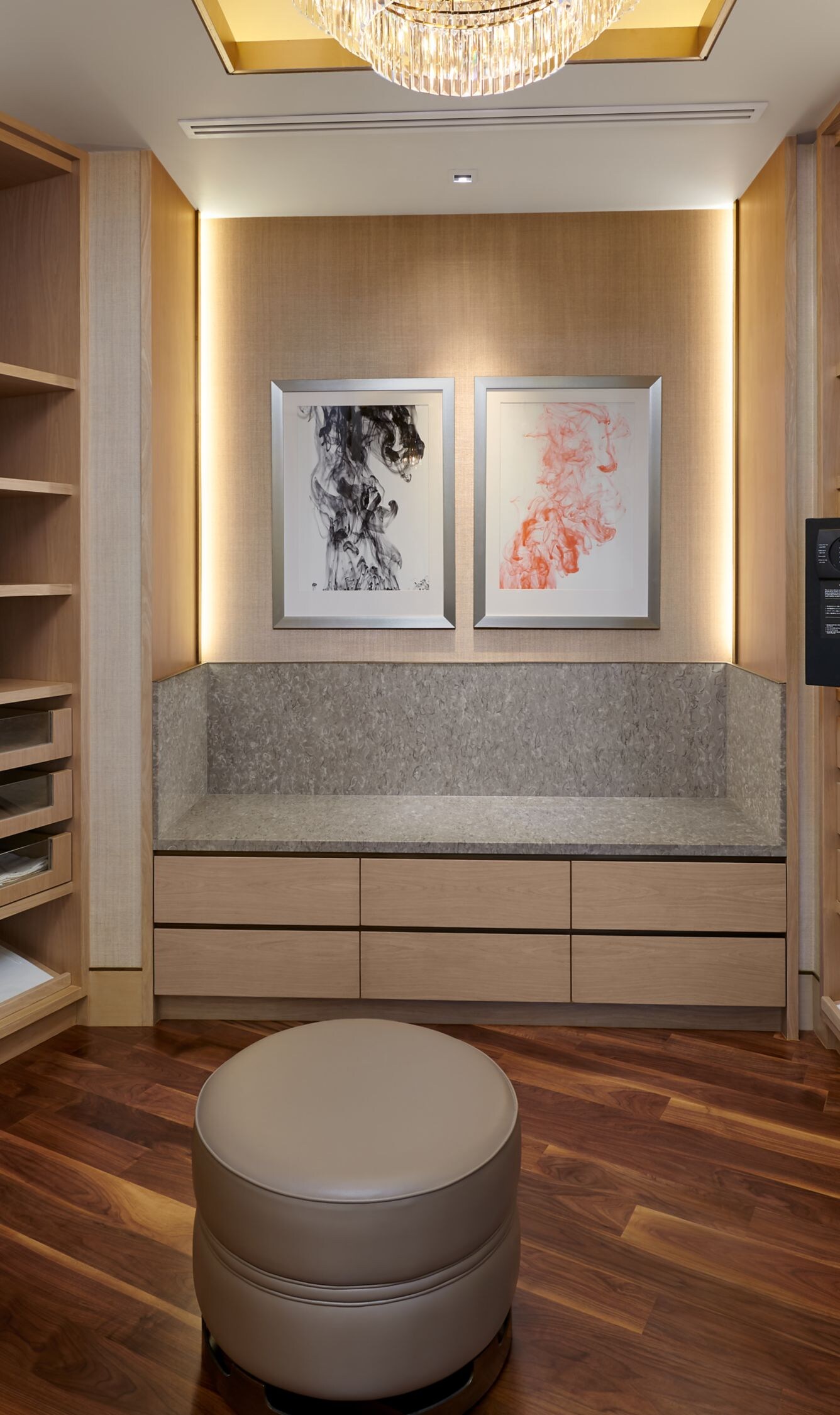 Royal Suite Walk-in Closet.