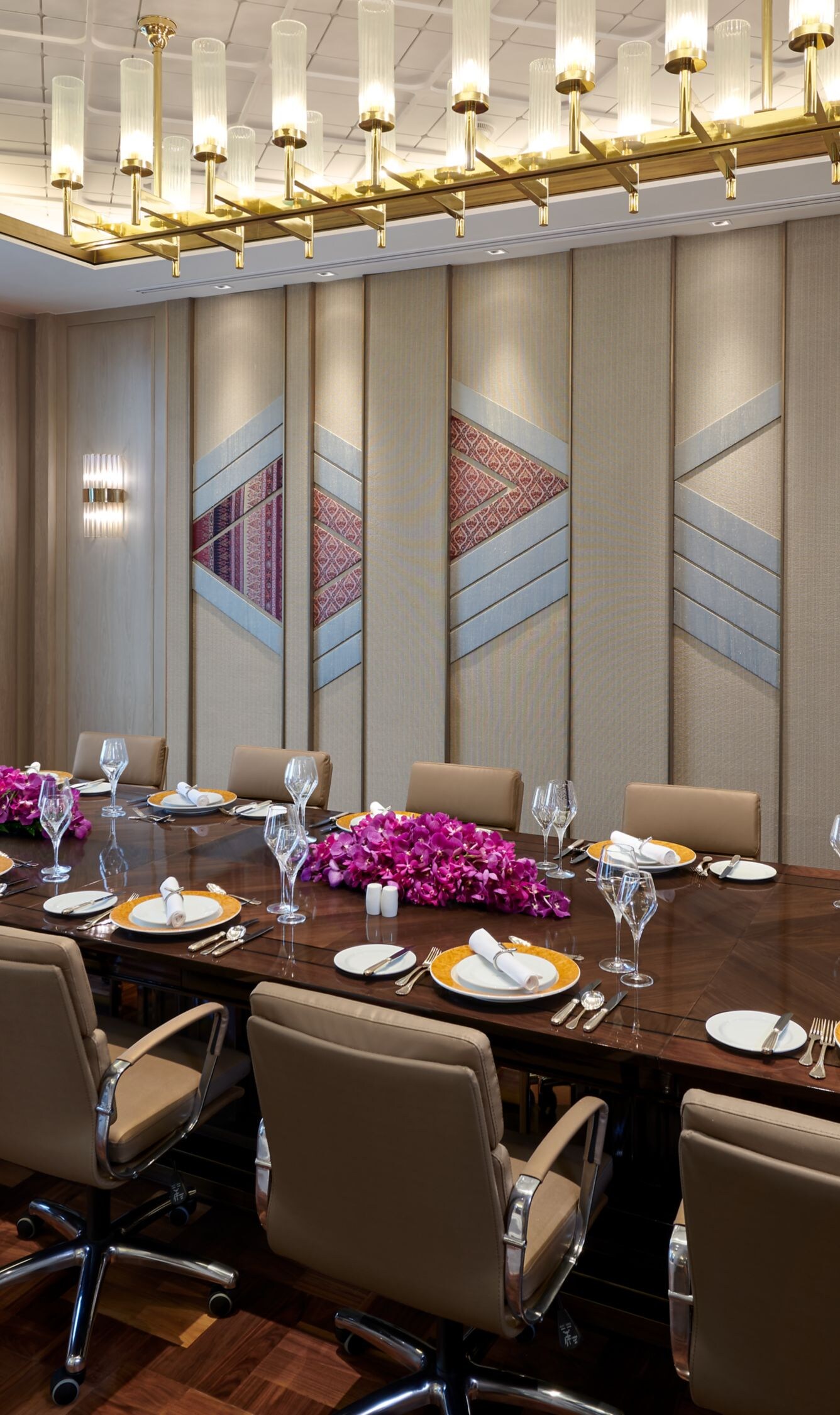 Royal Suite Dining Room Set Up.