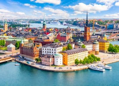 Stockholm old town (Gamla Stan) cityscape, Sweden