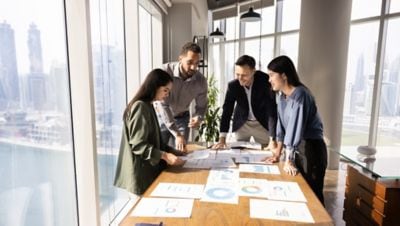 Diverse business group