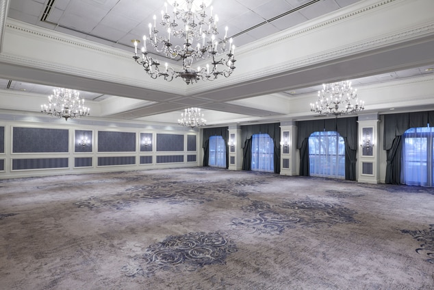 Empty shot of Bluebonnet ballroom.