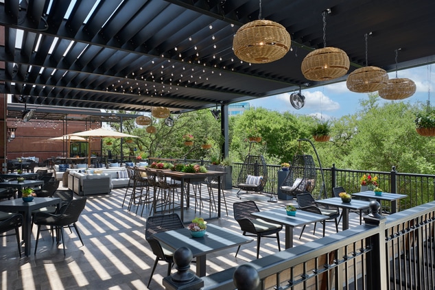 Image showcasing the Knotty Deck outdoor patio