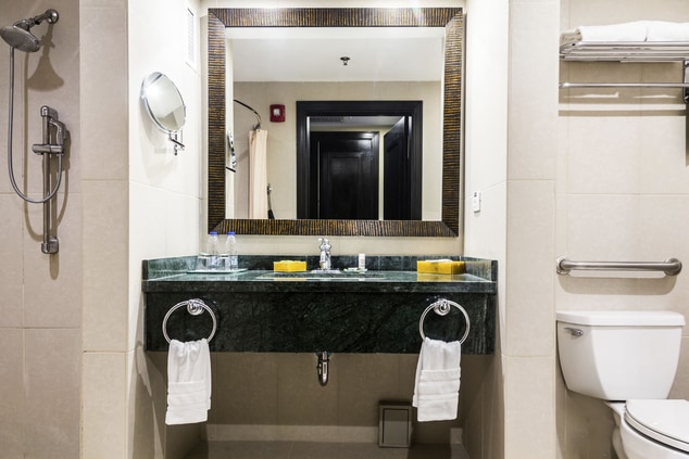 Our bathrooms exude elegance and sophistication