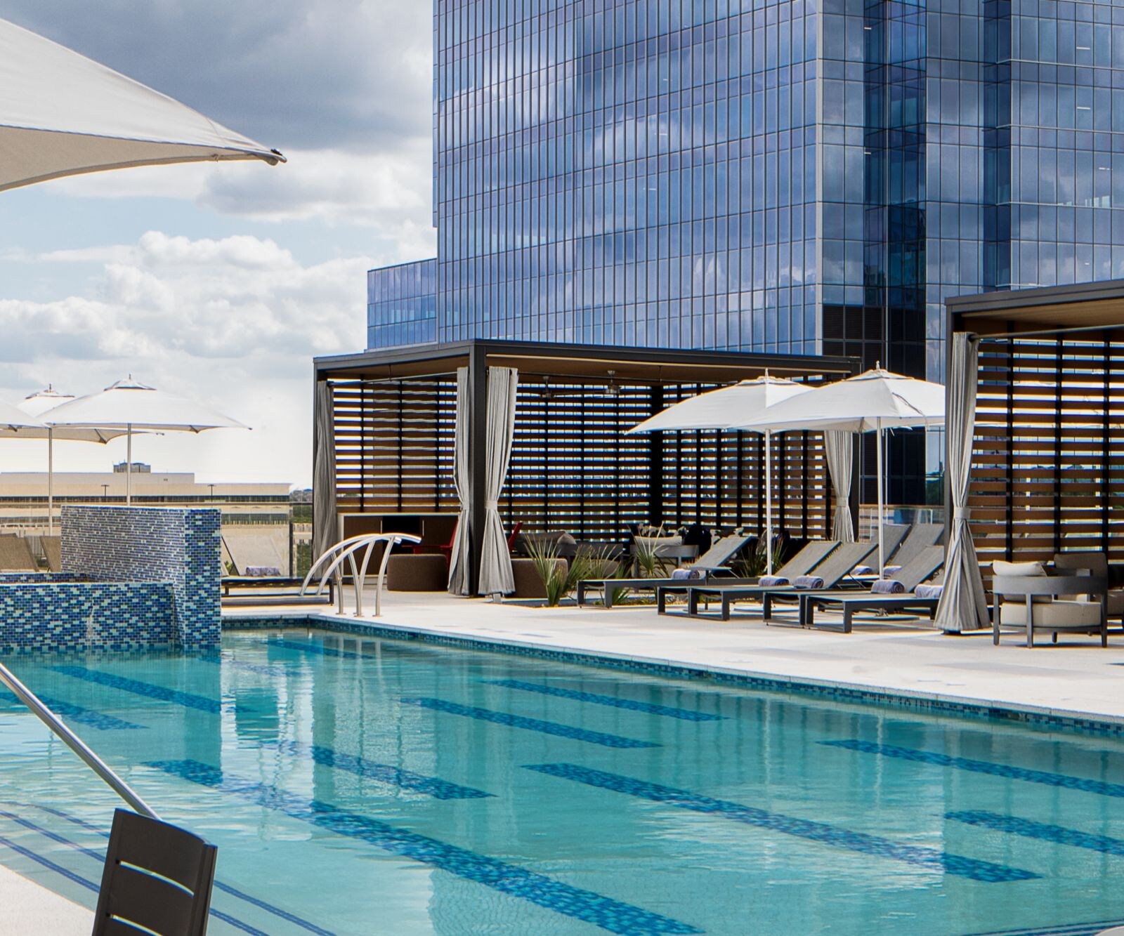 Pool deck at Renaissance Dallas at Plano Legacy West