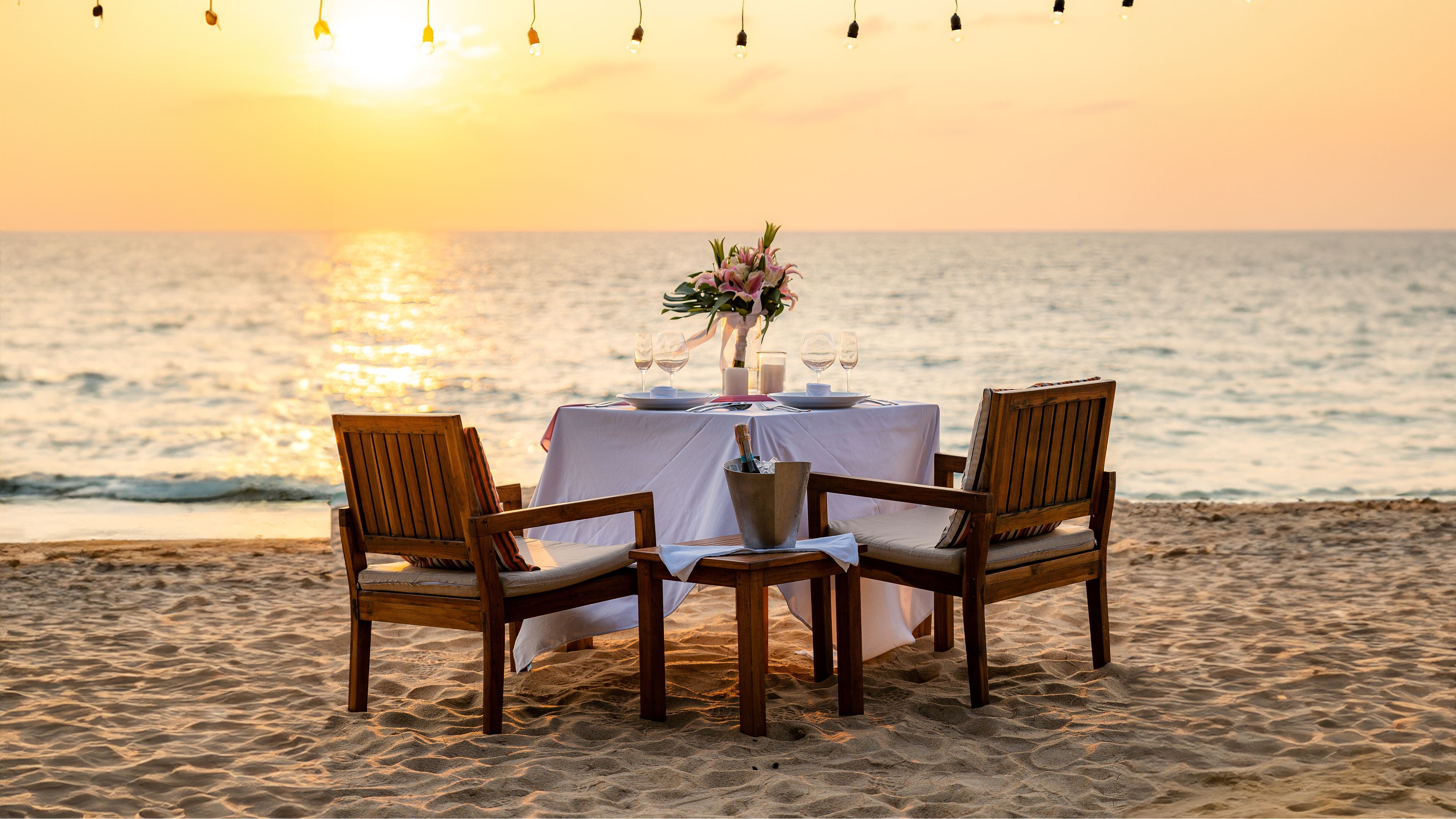 Romantic Sunset Dinner
