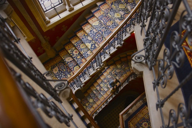 St Pancras Renaissance Hotel Staircase  
