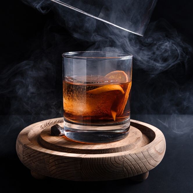 Smoked Old fashioned