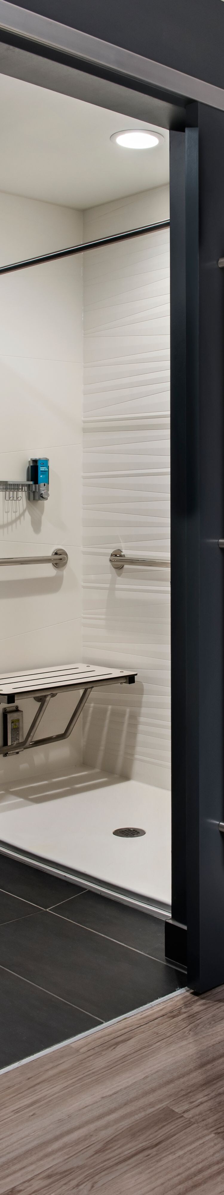 Accessible Bathroom - Roll-In Shower