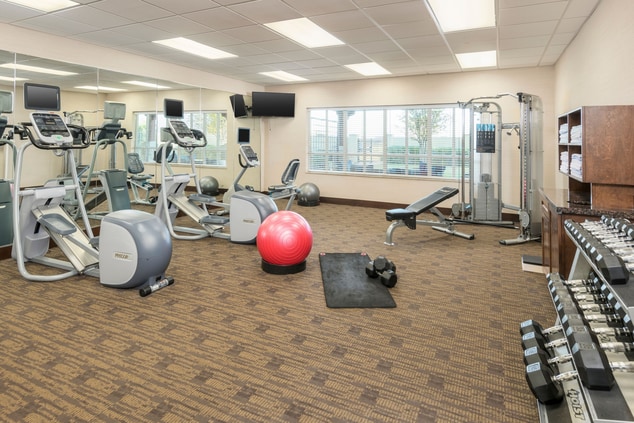 Cardio equipment and free weights