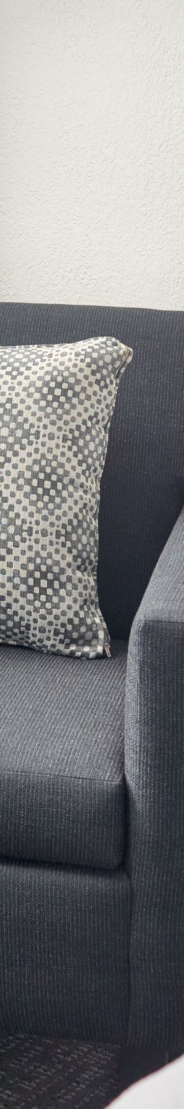 Sofa chair for one in sitting area