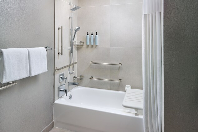 Tub and shower combination ADA bathtub