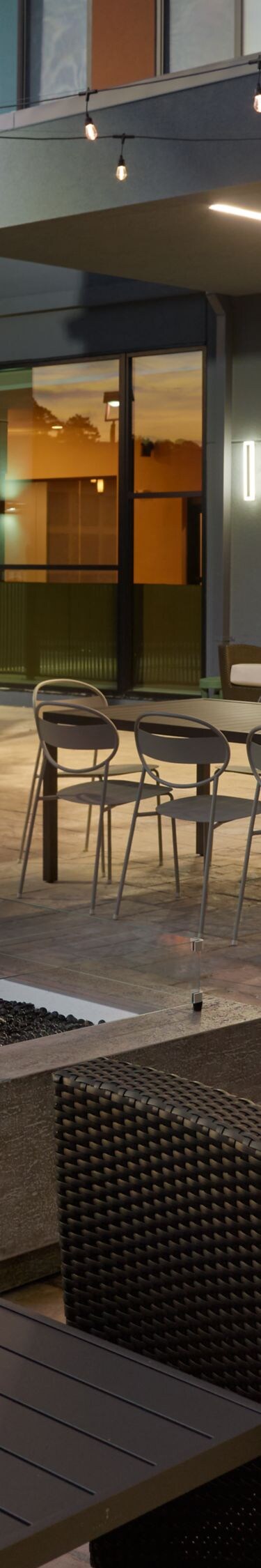 Outdoor Grill and Patio Seating