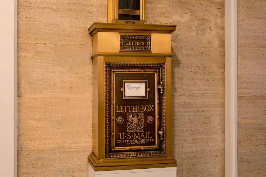 Historic US Post Office Mailbox 