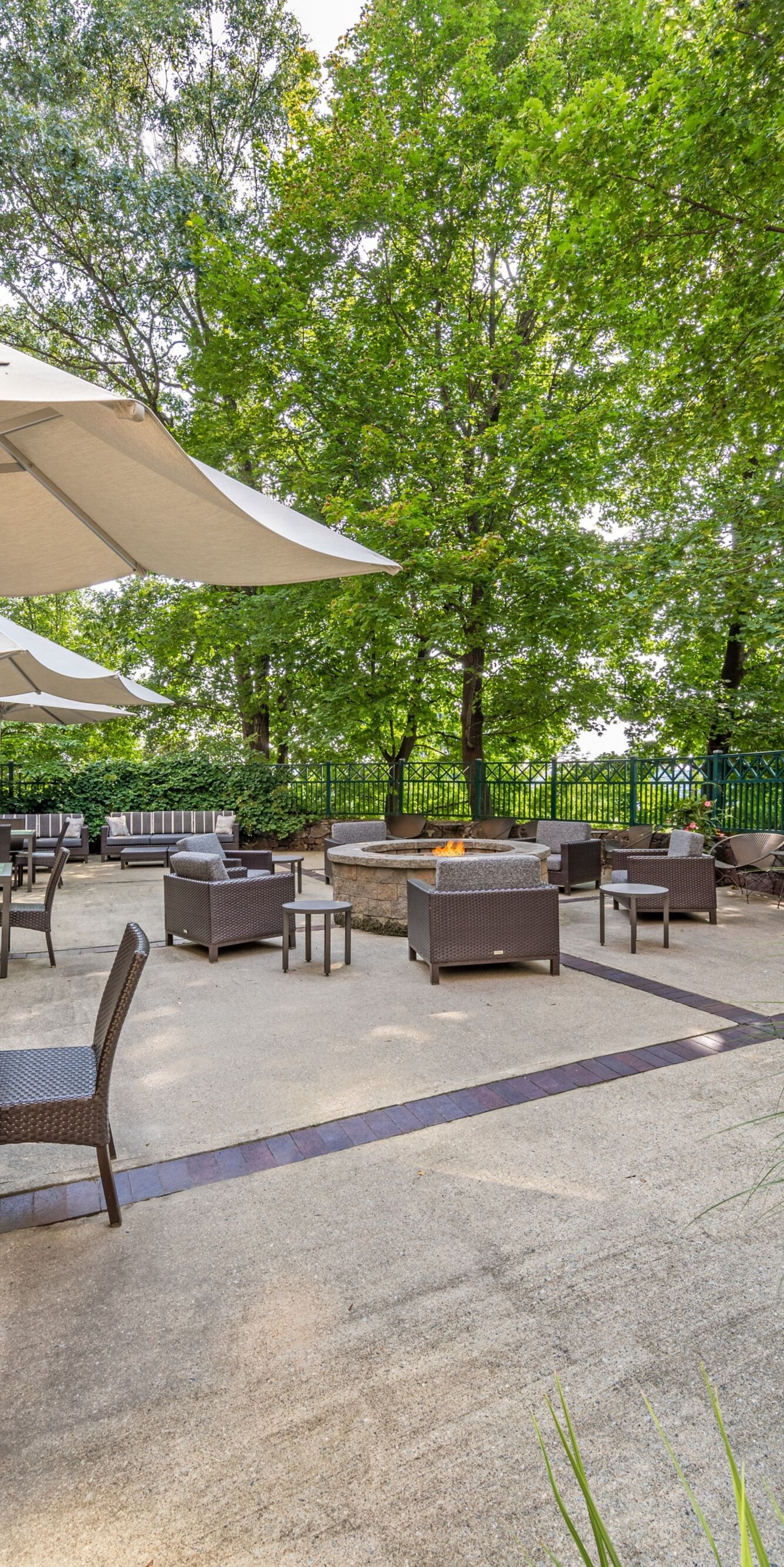 Patio Seating and Fire Pit