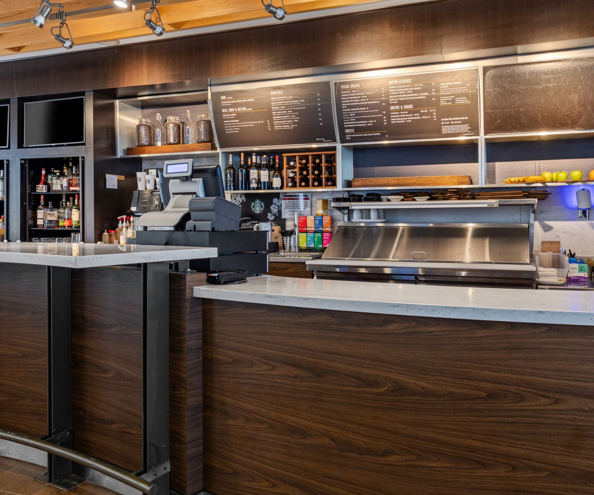 The Bistro counter with bar seating