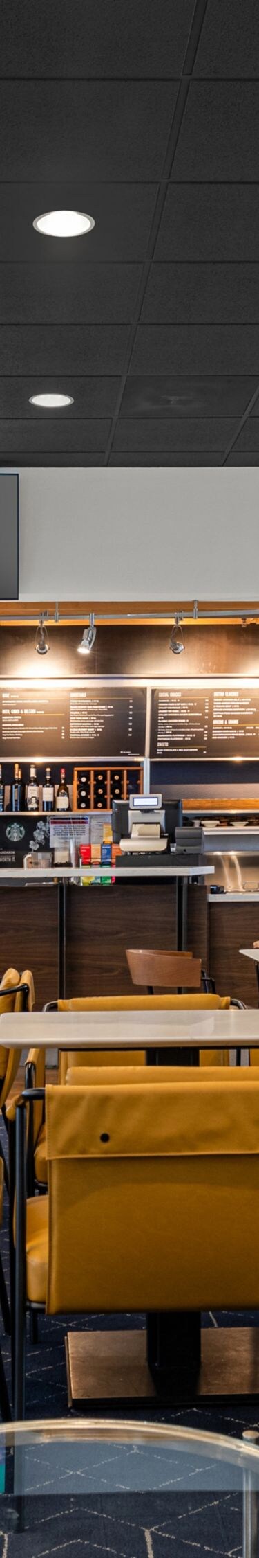 The Bistro with tables and lounge seating