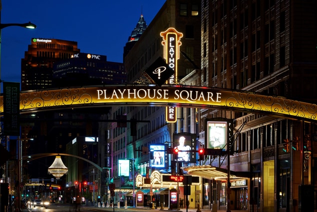 Playhouse square marquee sign