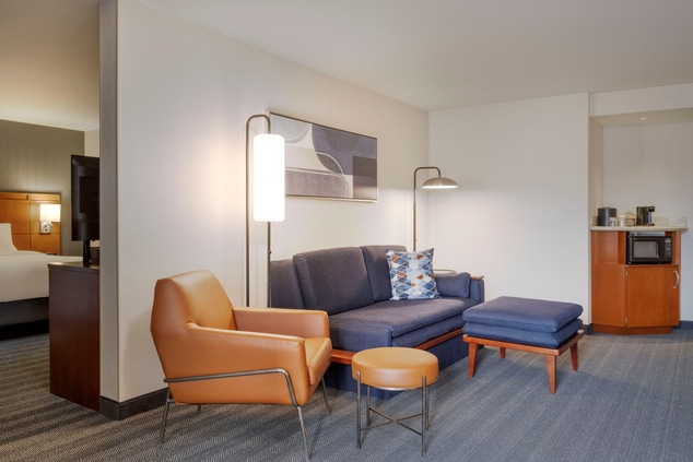 Suite/Living Room/Sleeper Sofa/Chair/Wetbar